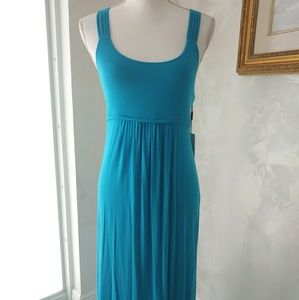 Calvin klein long turquoise dress. Size 6.